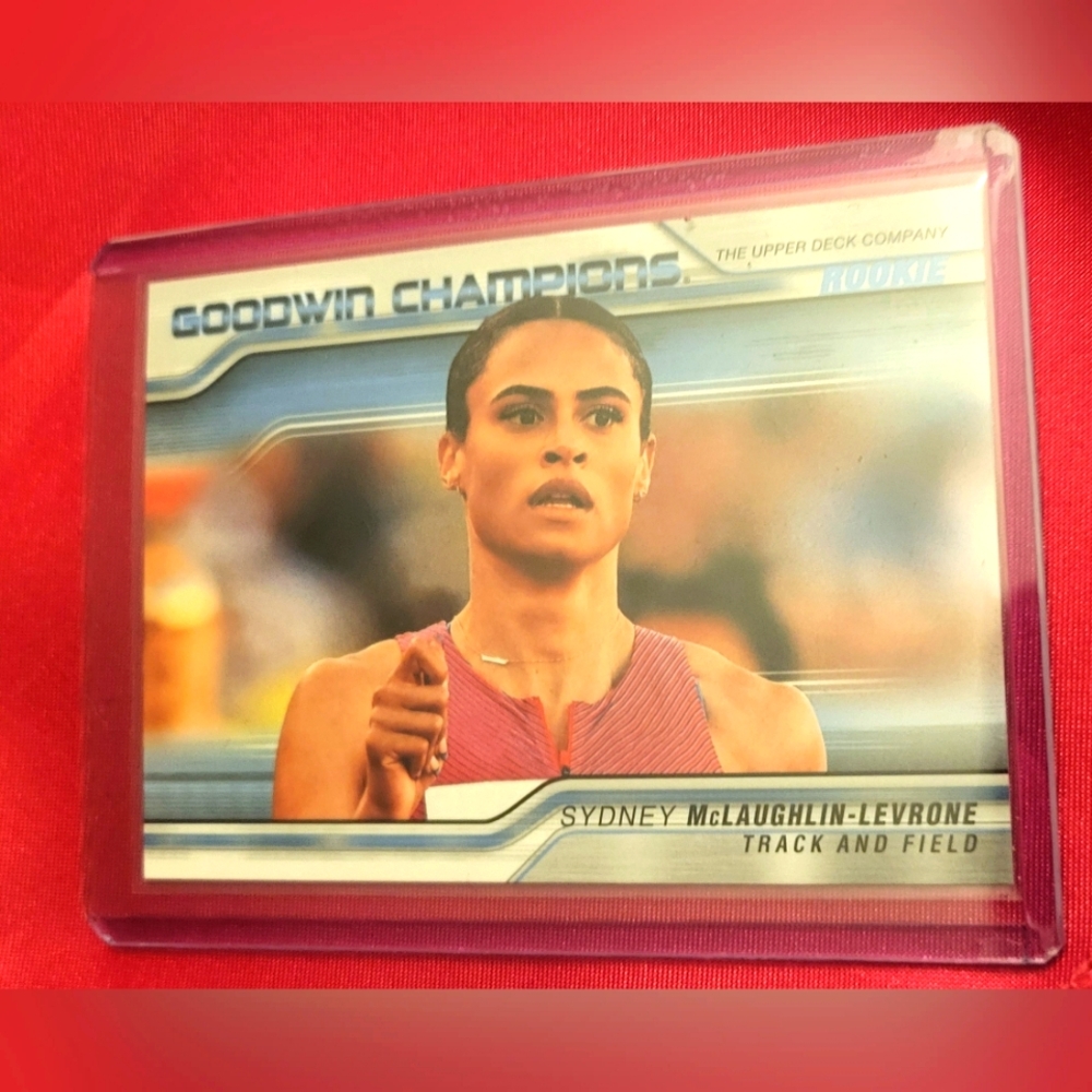 Olympic Gold medalist Sydney Mclaughlin-levrone upper deck Rookie Card